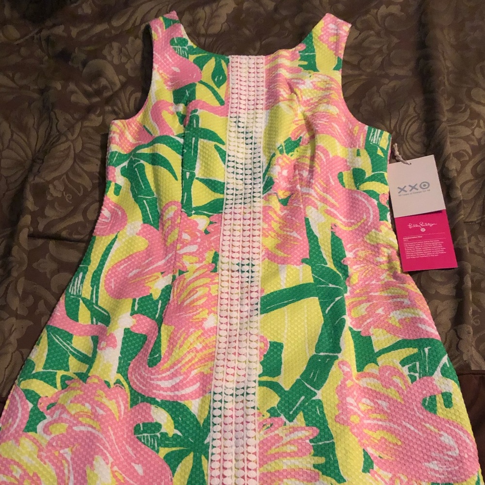 Lily Pulitzer flamingo dress